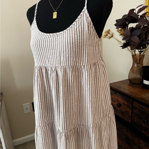 Cotton On Black and White Striped Maxi Dress - Picture 2 of 5